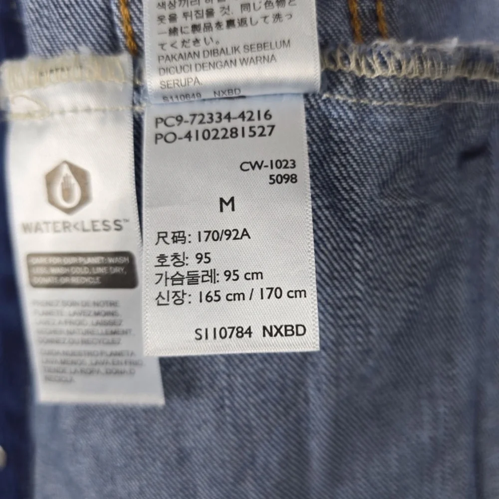 Levi's Men's Trucker Jacket Type III Indigo Blue Wash - Size Medium 72334-4216 - Picture 9 of 12